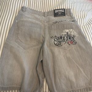 Southpole grey jorts